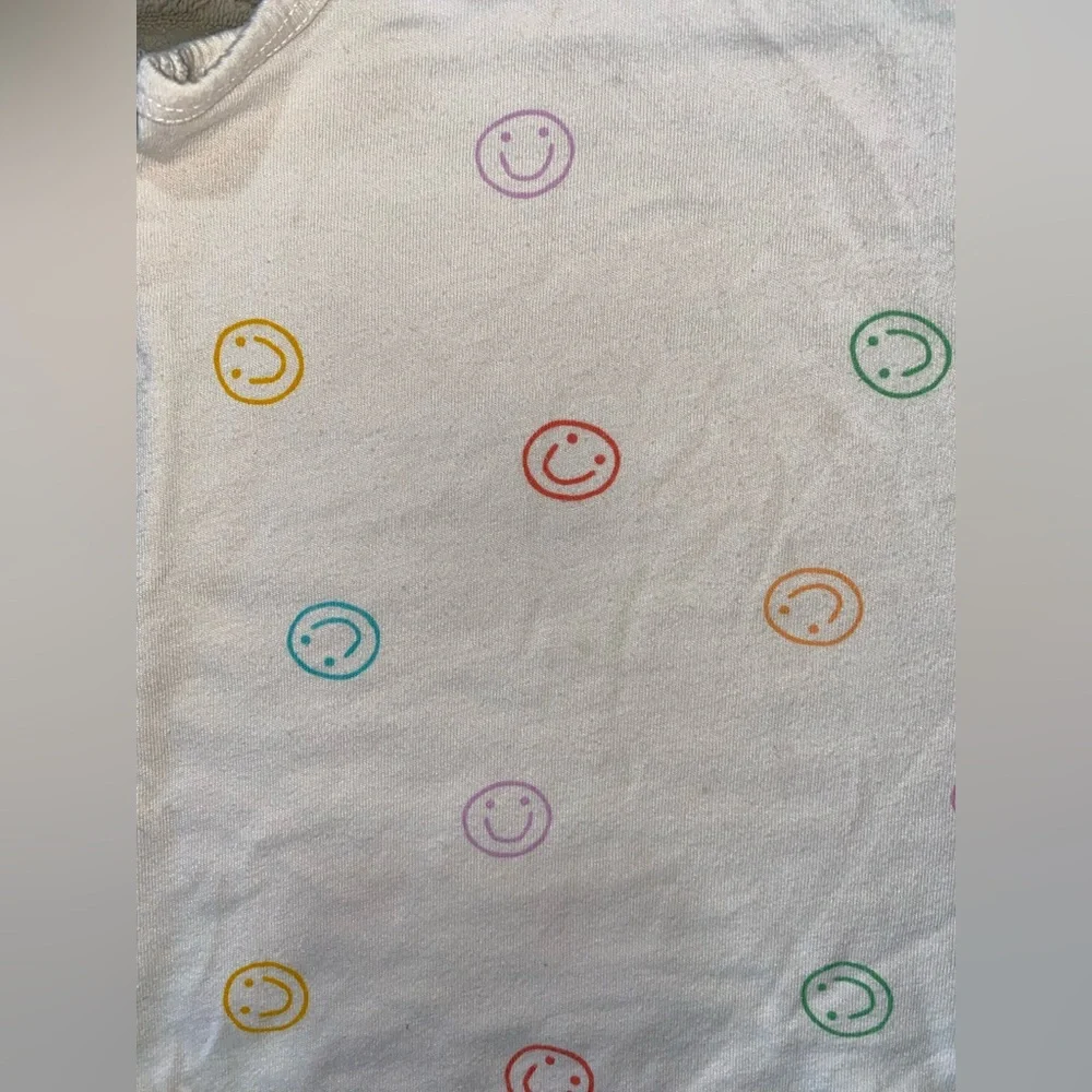 Cat & Jack Girls’ Rainbow Smiley Tank Top | Size S (6/7)🙂🌈